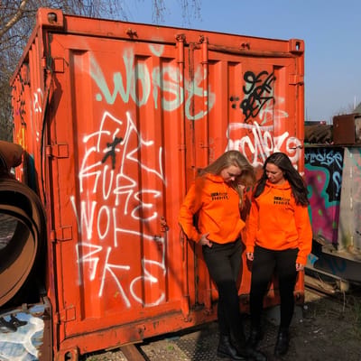 Hoodie set Koningsdag-Oranje hoodies-Maat S-Drinking Buddies