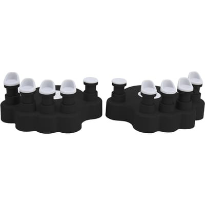 Solo Piano Vingertrainingsapparaat Handcorrector Krachttrainer Anti-vouwen Comfortabel Knop Zwart zwart