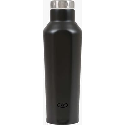 Highlander Ashta Thermosfles RVS 500ml - Zwart