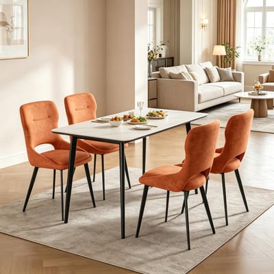 Eetkamerstoel - Onbekend - Gestoffeerde vanity stoel 4 stuks - dressing, eetkamer, woonkamer - Onbekend - Onbekend