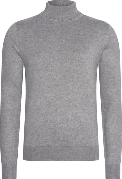 Mario Russo Coltrui - Trui Heren - Sweater Heren - Coltrui Heren - 3XL - Antraciet