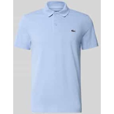 Lacoste Poloshirt Breathable Lichtblauw - Maat M - Heren