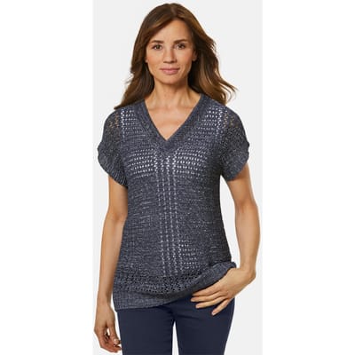 Trui - marine - Gr. 42 van Goldner Fashion