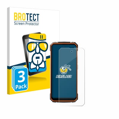 Screenprotector 3 Stuks voor Blackview BV8100 Beschermglas transparant