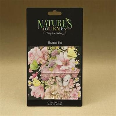 Marjolein Bastin Nature's Journey set van 4 mangneten Bloemen