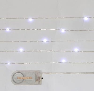 Koper LED licht 20 LED helder Wit op 2xCR2032 (1 st)