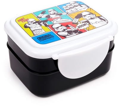 Bento Box - The Original Stormtrooper - Lunchtrommel & Bestek - 15,5x8,5x12cm