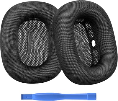MMOBIEL Oorkussens voor AirPods Max Hoofdtelefoon - Protein PU Koptelefoon Oorkussen - Hoofdtelefoon Earpads – Zwart