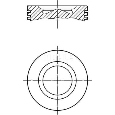 Zuiger MAHLE 007 PI 00106 001