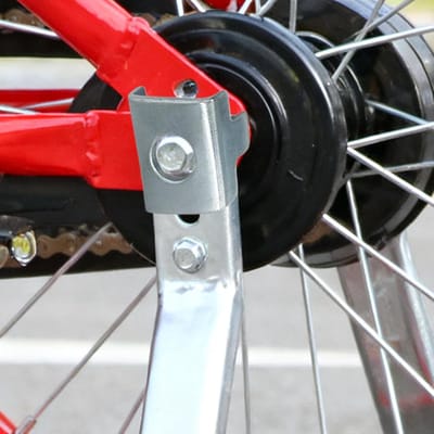 Ondersteuning Trainingswielen - Balans Bevestiging - Fiets Oefening - Gap-Free Frame Design - 10 Delig - Zwart