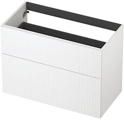 INK - Onderkast 2L A-sym Gelakt Gefr. Front - 900x450x650 Mm - Mat Wit