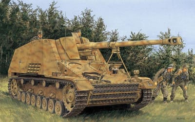 Dragon Modelbouwpakket Militaire voertuigen - 6459 Sd.Kfz.164 Nashorn (4 in 1) Plastic - 1:35 - Modelbouw