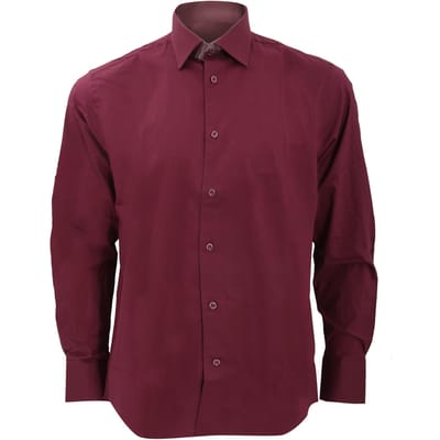 Russell Collectie Heren Lange Mouwen Gemakkelijk Onderhoud Aangepast Shirt (Haven)