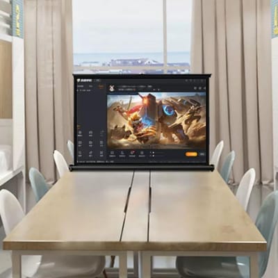 Projectiescherm - Filmscherm - Films Kijken - Automatisch Vergrendelend - 60 inch - Wit
