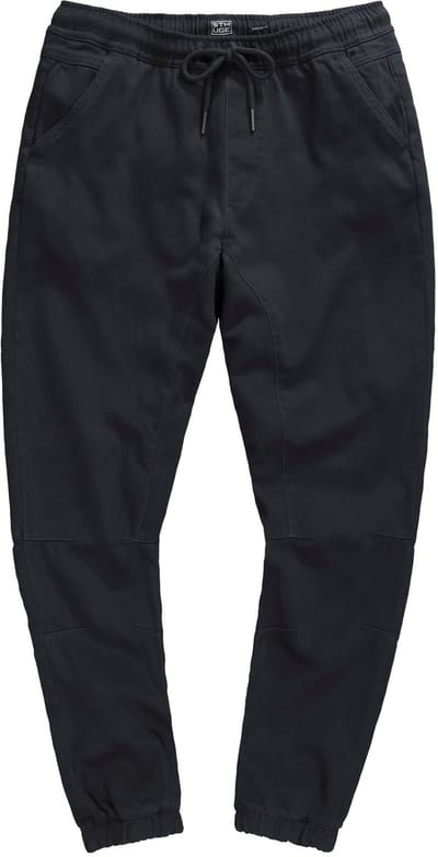 STHUGE - Heren - Broek elastische tailleband Modern Fit 3 zakken - Zwart - Maat 3XL