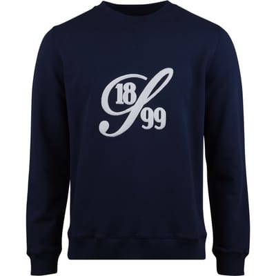 Stenströms Crew Collage Boucle Navy Größe: XXL | Pullover Outlet | Herren | Blau