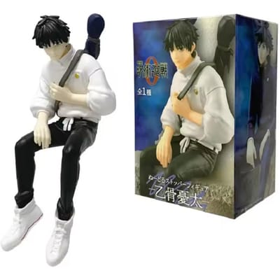 Jujutsu Kaisen Okkotsu Yuta Fushiguro Megumi 14,5-17 cm Zittende Houding Anime Model Figuur Goed PVC Bureau Periferie Pop