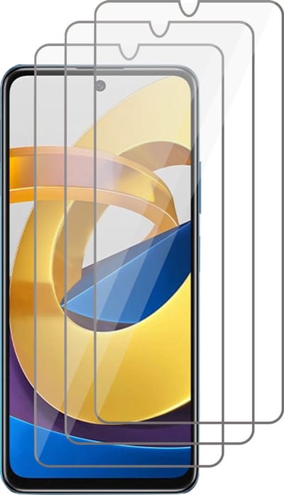 Screenprotector geschikt voor Xiaomi Poco M4 Pro 5G - Glas Screen Protector - 3 Stuks
