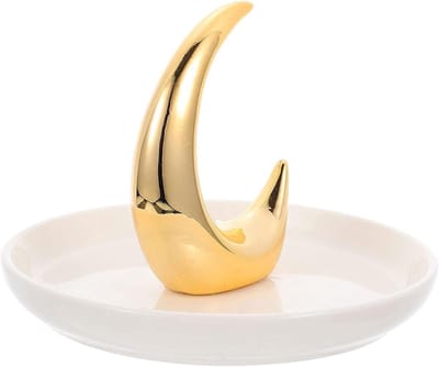 Sieraden Schaal - Opbergbakje Organizer - Sieraden Opbergen - Creatieve Vorm - 13x9.5cm - Wit