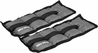 Gorilla Sports Enkelgewichten - 2 kg (2 x 1 kg) - Set van 2 - Polsgewichten - Gewichtsmanschetten - Gewichtsboeien