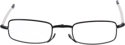 Compact Foldable Reading Glasses with Black Frame Lightweight Portable for Women Comfortable Fit with Soft Nose Wings for On The Go Long Lasting Use