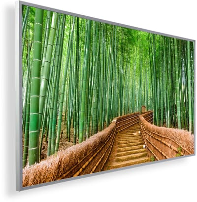 Infrarood Verwarmingspaneel 450W met fotomotief en Smart Thermostaat (5 jaar Garantie) - Japan Bamboo 182