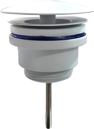 Wiesbaden UniMatch Open Afvoerplug 5/4 Inch - Glans Wit