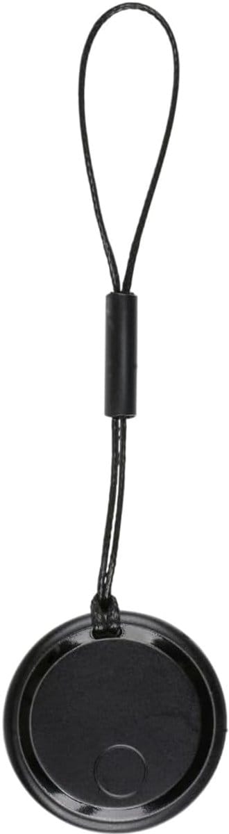 Grundig Smart Finder Sleutelhanger - Bluetooth Tracker met Apple Find My Compatibiliteit - 10 Maanden Batterijduur - Geluidsalarm en Lost Mode - Zwart - 36x36x7,5mm
