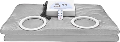 Saunadeken - Thermische deken Body shaper - Ontspanning bevorderen - Ver-infrarood straling - 10 Grams - Zilver