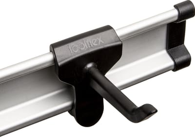 Toolflex One 3-Pack Gereedschapshaken voor Railmontage Zwart