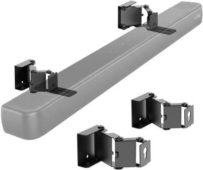 Maclean - Verstelbare wandbeugel / houder voor soundbar - 10 kg - hoekverstelling +8°~-8° - MC-177