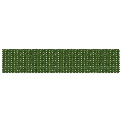 vidaXL - Balkonscherm - met - bladeren - Groen - 500 - x - 100 - cm