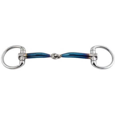 Trust Sweet Iron-eggbut bradoon-jointed-12mm   Bustrens Onderlegtrens Enkel gebroken
