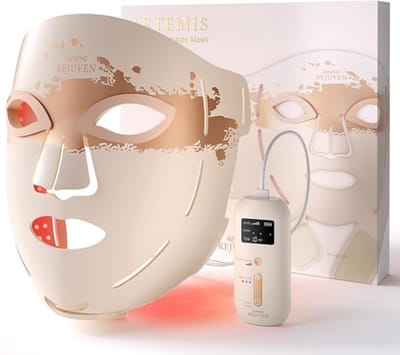 Renpho Rejuven LED Masker – 432 LED's – Lichttherapie Gezichtsmasker – Gezicht & Hals – Rood, Blauw, Groen & Infrarood