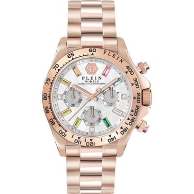 Philipp Plein Nobile Lady PWSBA0323 Horloge - Staal - Rosékleurig - Ø 38 mm