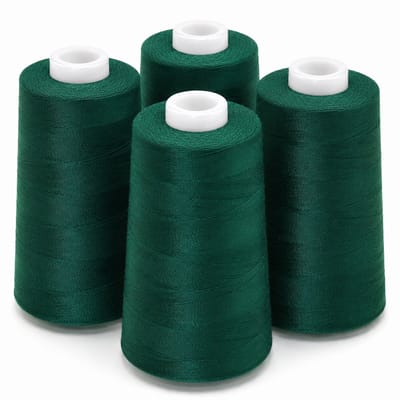 Polyester Overlockgaren – 4 Cones × 2700 m – Totaal 10.800 m – Groen 169