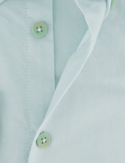 Ledub business overhemd turquoise