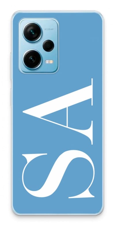 Gepersonaliseerd - Case Company® - Hoesje geschikt voor Xiaomi Redmi Note 12 Pro Plus hoesje - Monogram N°2 - Soft Cover Telefoonhoesje - Bescherming aan alle Kanten en Schermrand