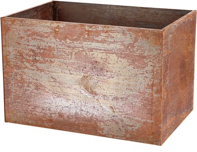 Esschert Design - Plantenbak - Rechthoekig - Cortenstaal - 80x40x40cm