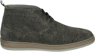 Floris van Bommel - DE DIJKER 04.00 - Vrije tijd half-hoogHeren veterschoenHeren sneakers - Kleur: Grijs - Maat: 42.5