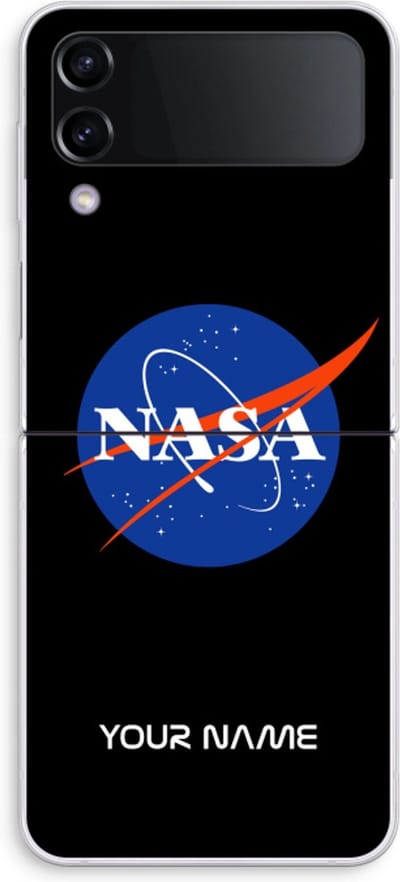 Gepersonaliseerd - Case Company® - Hoesje geschikt voor Samsung Galaxy Z Flip4 hoesje - NASA - Soft Cover Telefoonhoesje - Bescherming aan alle Kanten en Schermrand