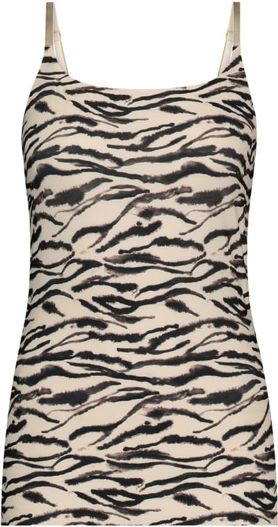 Ten Cate Secrets spaghetti top zebra mauve voor Dames | Maat S