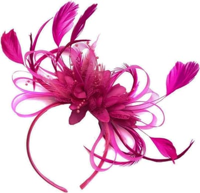 Roze Haar Accessoire Hoofdband Fascinator voor Feest en Bruiloft