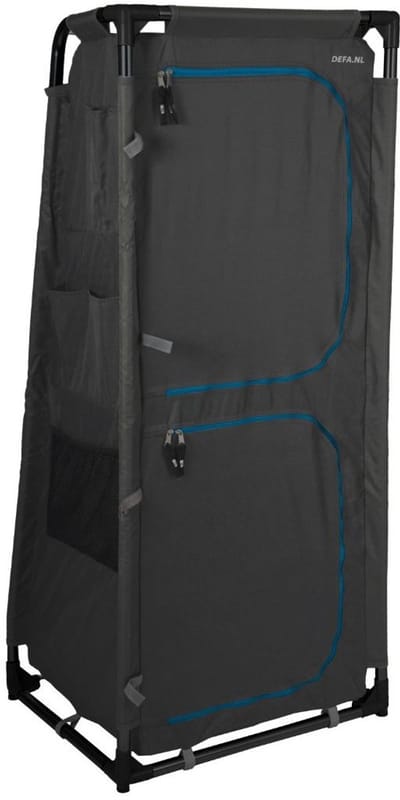 Defa Blue Line 140 - Campingkast - Schuin model - Aluminium frame - 4 opbergvakken