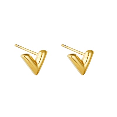 Oorbellen Knopjes V | Goud