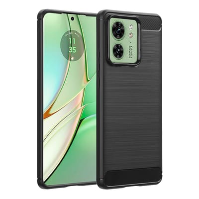 imoshion Hoesje - Geschikt voor Motorola Edge 40 - Brushed Backcover - Zwart