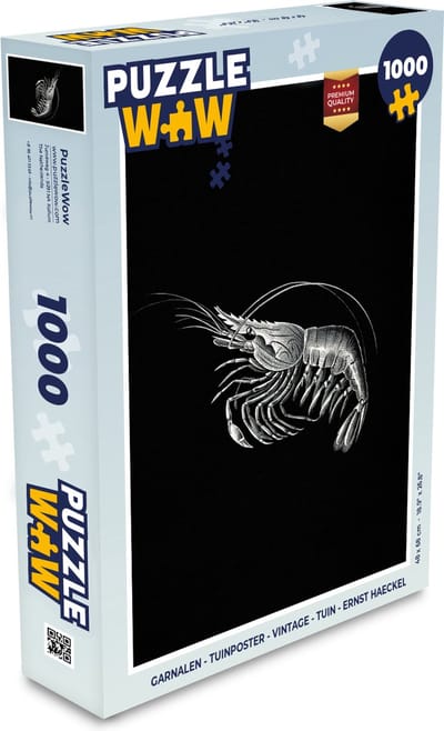 Puzzel Garnalen - Vintage - Ernst Haeckel - Dieren - Kunst - Legpuzzel - Puzzel 1000 stukjes volwassenen