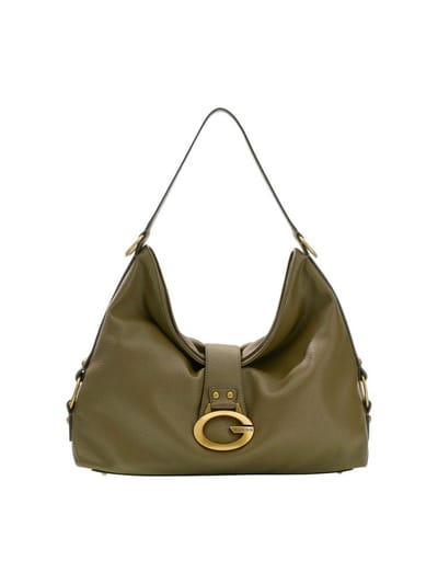GUESS schoudertas Camden Shoulder Bag Olive olijfgroen