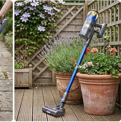Steelstofzuiger draadloos met display – - – krachtige snoerloze stofzuiger anti-klit - Medahomestore