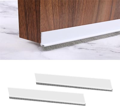 Famanu – Tochtstrip deur 2 stuks 3 cm x 1 m tochtstopper deur - Deurafdichting onder - zelfklevend - tochtstopper - afdichting deur (energiebesparend) deurafdichting - ook ideaal als koudebescherming